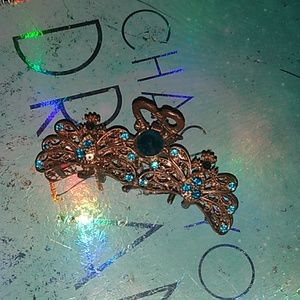 Gold plated beautiful hair clip